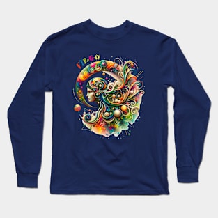 Virgo Surrealist Zodiac Maiden Long Sleeve T-Shirt